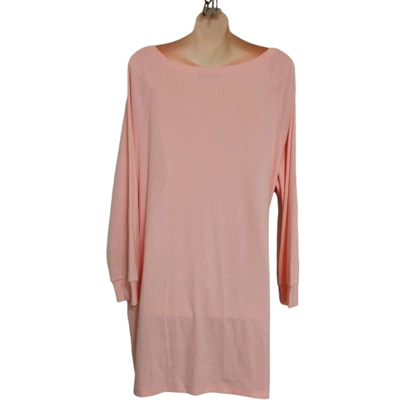 Yoins Your Inspiration Soft Pink Long Sleeve Mini Dress Sz XL - Picture 2 of 4